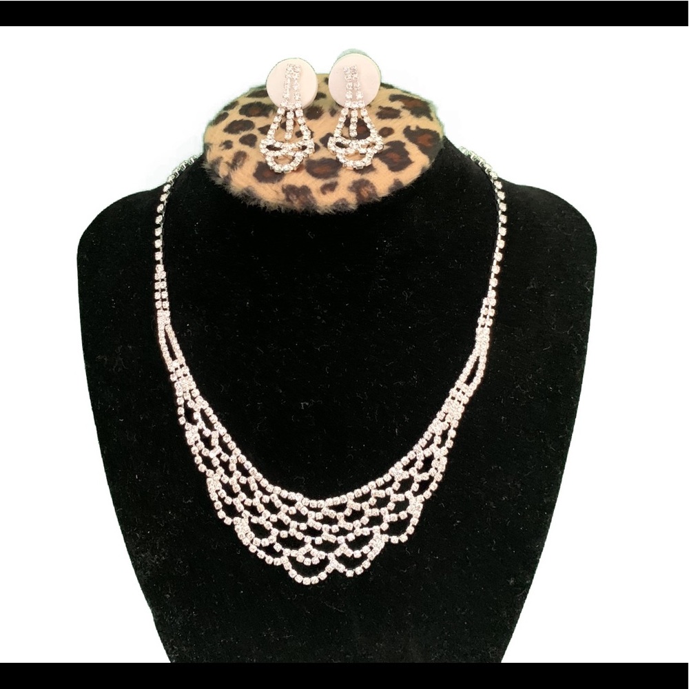 NEW Bling Earring & Necklace Set - Picture 2 of 6